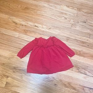 Zara Fire-Wales corduroy dress with embroid
